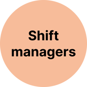 Shift managers