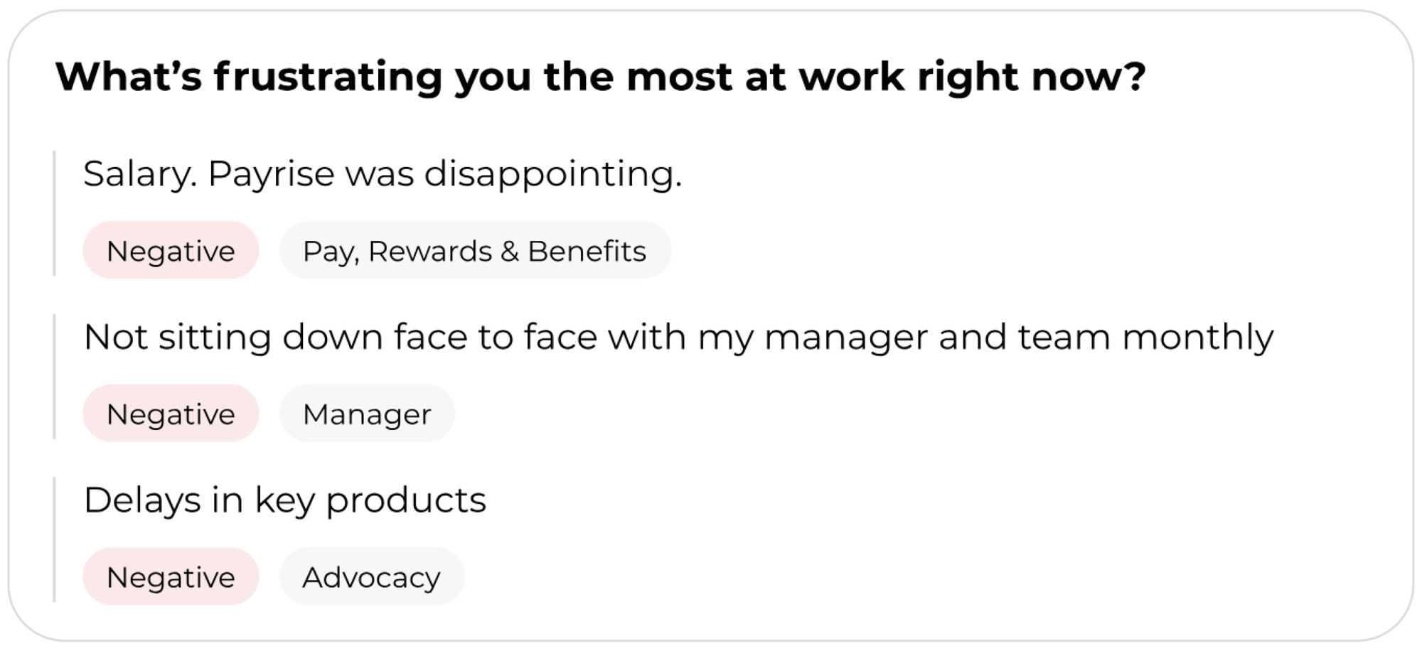 Show what actually moves the needle for performance and retention