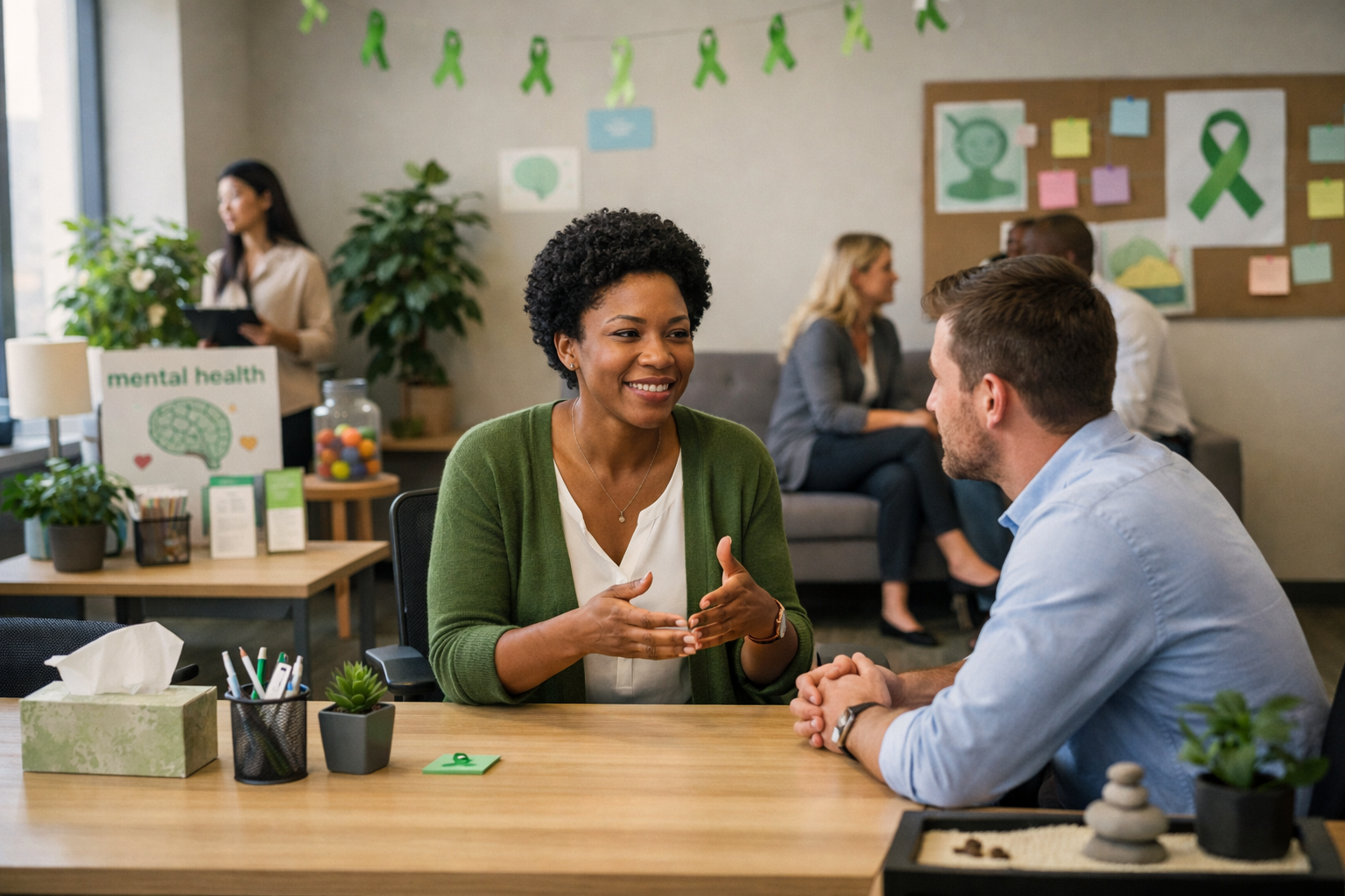 photographic Mental Health Awareness in the workplace  no text in image-1